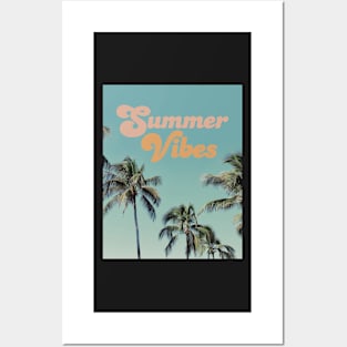 Summer vibes palms Posters and Art